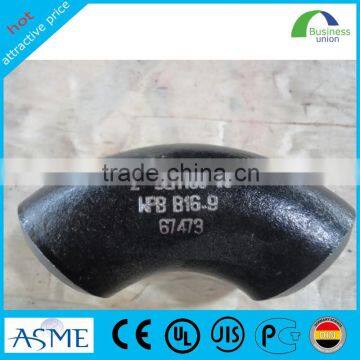 china supplier carbon steel pipe tube elbow and fittings