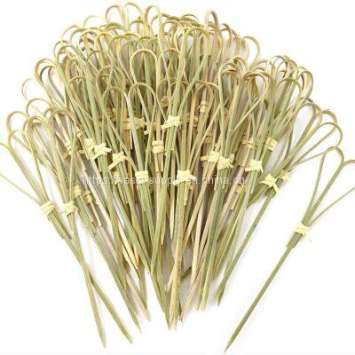 Eco-friendly Disposable Party Looped Skewer Picks heart cocktail pick