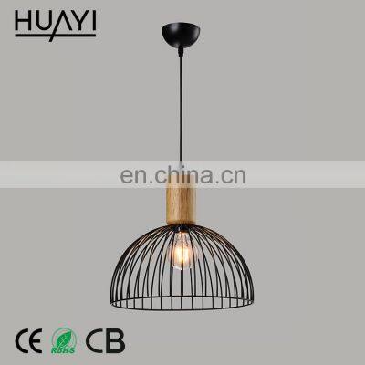 HUAYI Unique Design E27 European Iron Hanging 5WLED Pendant Light For Indoor Decor