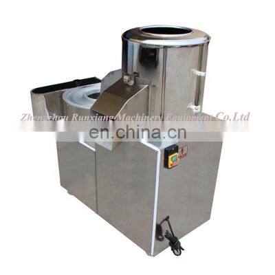 Stainless Steel 3 In 1 Potato Washing/Peeling/Cutting Machine Price/Kitchen Potato Washing Peeling Machine For Sale photo-5