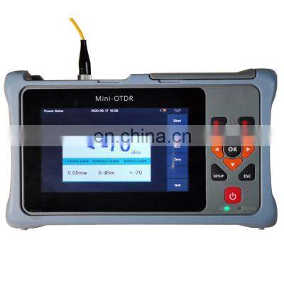 fiber ranger best mini otdr,1310/1550nm,24/22dB dynamic range with built-in VFL touch screen