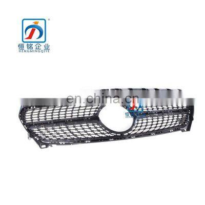 Black Fashion 2015-2019 Diamond Grille Front Diamond Grill for CLA Class W117 photo-3