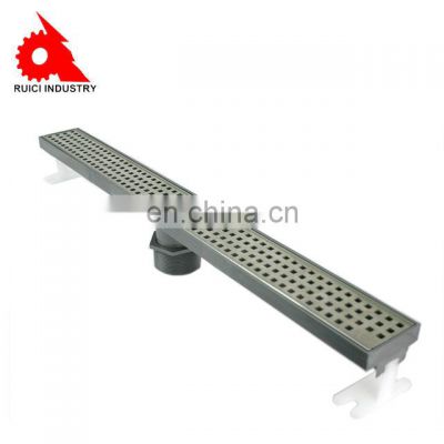 high quality swimming pool stainless steel long floor drain