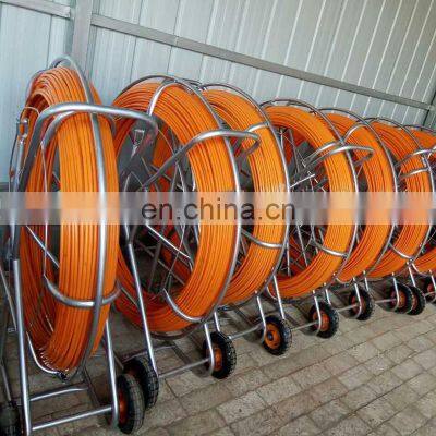 14mm*300m Fiberglass Detectable Duct Rodder, Underground Cable push pull rods