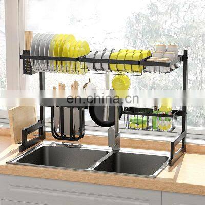 Over The Sink Dish Drying Rack Kitchen Organization Storage Holder and Rack Dish Drainer Rack For Counter