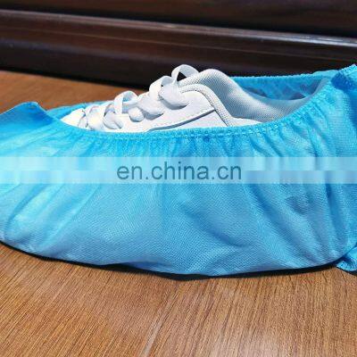 Disposable Machine Made Non Woven Fabric Non Slip Boot Covers Non Woven Shoe Covers photo-2