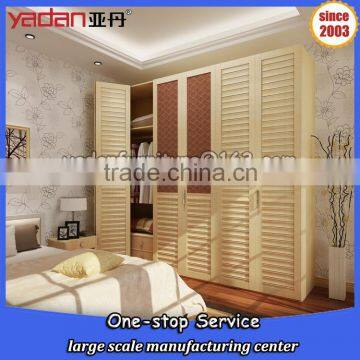 Wooden 3 Doors Wardrobe Closet,wood Wardrobe With Louvered Doors,wardrobe Cabinet Designs Quality Choice photo-3