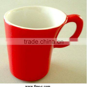 Irregular Red Coffee Mug