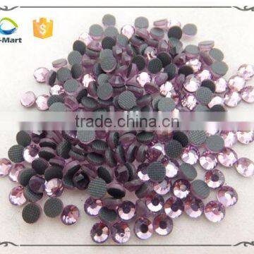2mm-8mm Top Quality Deep Purple Iron on Rhinestone photo-4