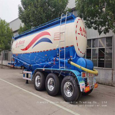 Cement tanker Bulk tank truck Aluminum alloy can truck Stainless steel tank truck