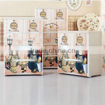 Household 5-layer Cartoon Design Baby Clothes Keyway Plastic Drawer Supplier's Choice photo-3