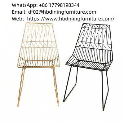 Wire dining chair