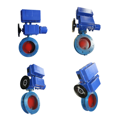 4-20MA Quarter Turn Electric Control Damper Valve