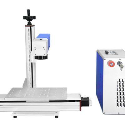 Desktop Cheap Price Durable Seamless Splicing 30 W Split Optical Fiber Marking Machine Jewelry Gold Stainless Steel photo-2