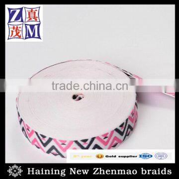 wholesale jacquard decorative colorful inelastic ribbon webbing