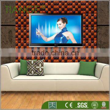 Living room interior tv background wall panel