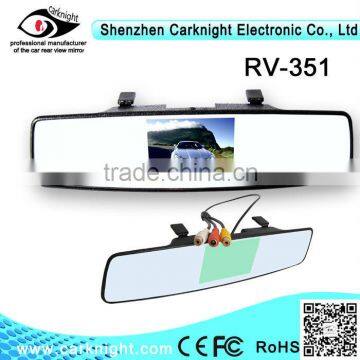 Cheap High Quality 3.5 inch wide car rearview Monitor with car camera