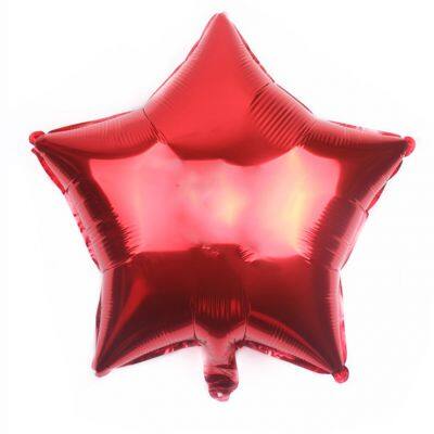 18inch Solid Color Helium Mylar Happy Fathers Day Foil Balloon Oem Ballon Factory Foil Star Balloons for Party Decoration photo-5