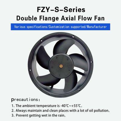 220X220X60mm Ball Bearing Fan Round 22060 Fan 220V Electronics Cooling Motor for Industrial Machinery HVAC Systems Computers