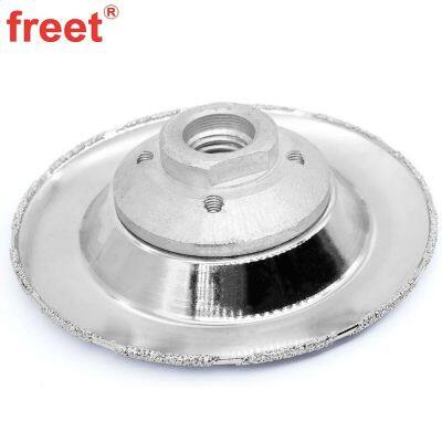 115mm* M14 Vacuum Brazed Diamond Grinding Wheels for Stone Concrete photo-4