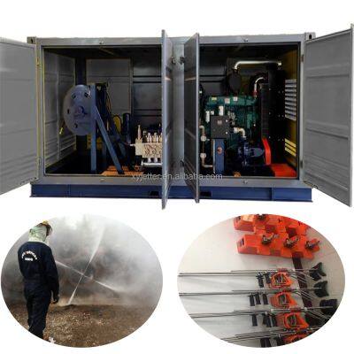1500bar Diesel Chemical Plant Refrigerator Derust Paint High Pressure Washer