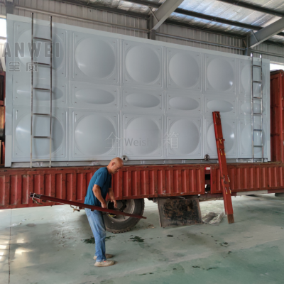 Deyang Concrete-lined Stainless Steel Water Tanks, Prices of Deyang Concrete-lined Stainless Steel Water Tanks, Made of Fiberglass or Stainless Steel, Bxg-538t, Trustworthy