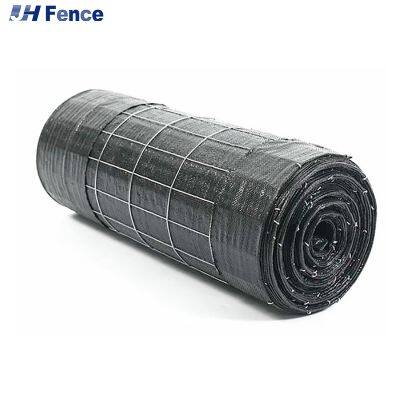 Gewebter Geotextil-Siltzaun mit Drahtrücken, 100 ft Länge x 48 Zoll Breite, Gewebe mit 36 Zoll Drahtgitter, Schwarz photo-6