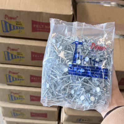 Hot-Dipped Galvanized Clout Head Nails for Construction 1kg/bag Custom Sizes