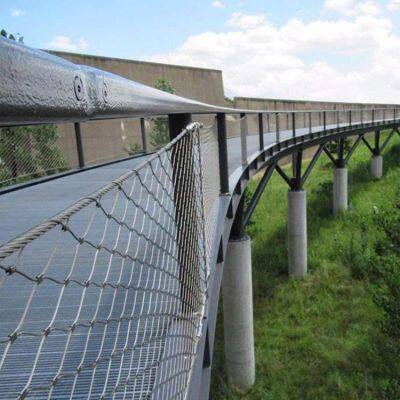 Мягкая и гибкая стальная проволочная сетка из нержавеющей стали для зоопарков