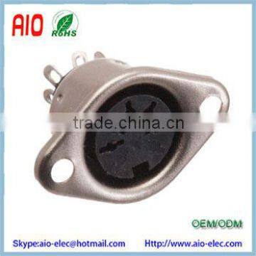 180 degree style 5 Pin DIN female jack Solder Panel Mount Connnector for Medical Equipment