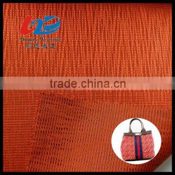 Polyester 2 Tone Dobby Woven Fabric With PU/PVC Coating For Bags/Luggages/Shoes/Tent/Garment Using