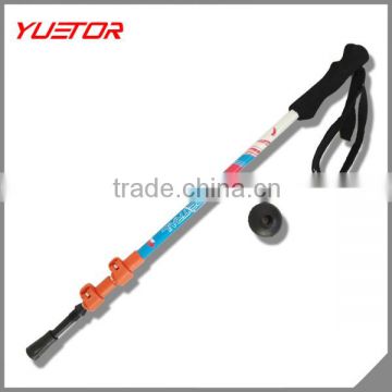 yuetor popular extenal quick lock trekking pole hiking stick                        
                                                                                Supplier's Choice