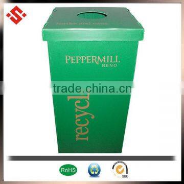 2015 wholesale collapsible corrugated plastic recycle bins