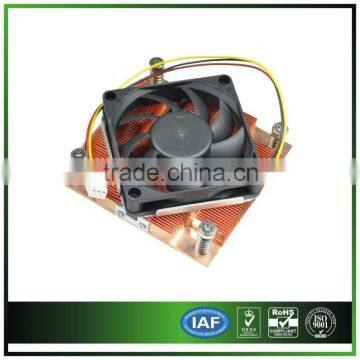 Copper heatsink with fan for Server