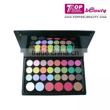 30 multi Colors oem professional eyeshadow blush palette makeup set