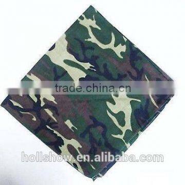 Flag Camouflage Printed Square Neckwear Cotton Bandana