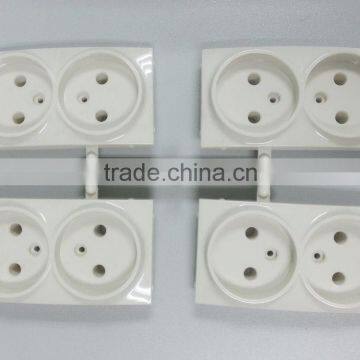 European style 2 pin wall socket shell