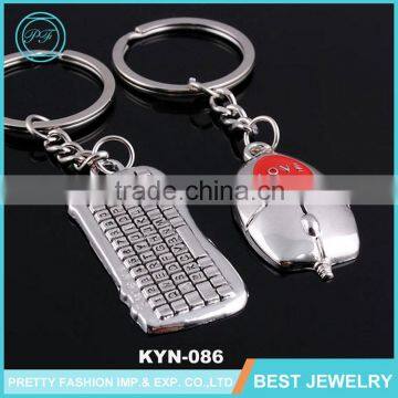 Souvenir 3D Keyboard And Mouse Shape KeyChains/Soft Metal Key Chain