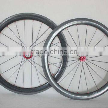 50mm tubular edge cabron wheels Road bike carbon wheels