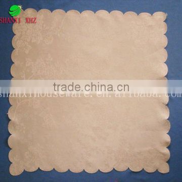 Light pink jacquard table cloth for decoration