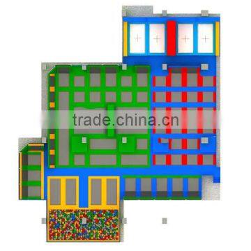 Trampoline Park Manufacturer, Kids Jungle Gym, Outdoor Adult Itrampoline photo-2