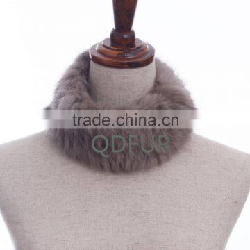 QD81005 Woman Winter Warm Rabbit Fur Scarf Neckband