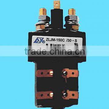 magnetic latching dc contactor with aux. contact