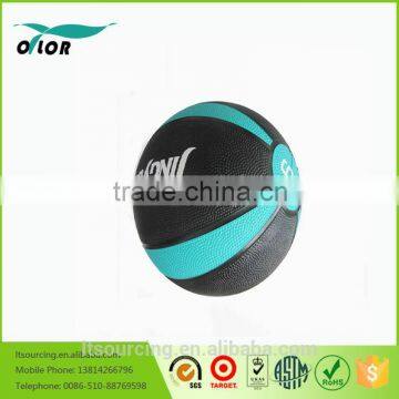6 Lbs Black and Blue Medicine Ball