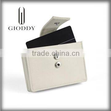 Durable brand new european leather credit card wallet holder