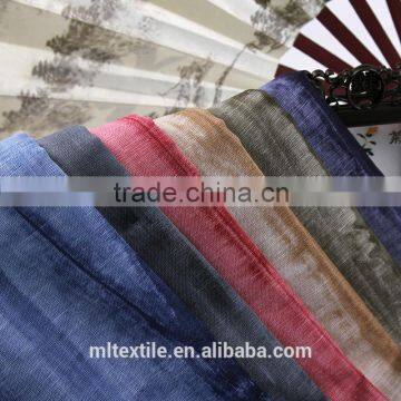 eco friendly fabric 55% linen 45% cotton blended fabric for cloth fabric