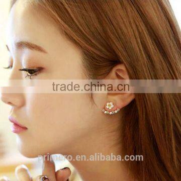 New Fashion 925 Sterling Silver Flower Stud Earrings For Women Jewelry photo-2