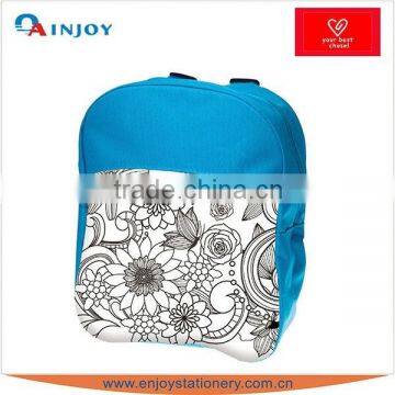 coloring kids school bag diy backpack