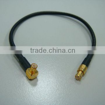 MCX Plug to MCX Plug R/A RF Coaxial Cable Assembly CLF100