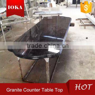 agate absolute black granite table top